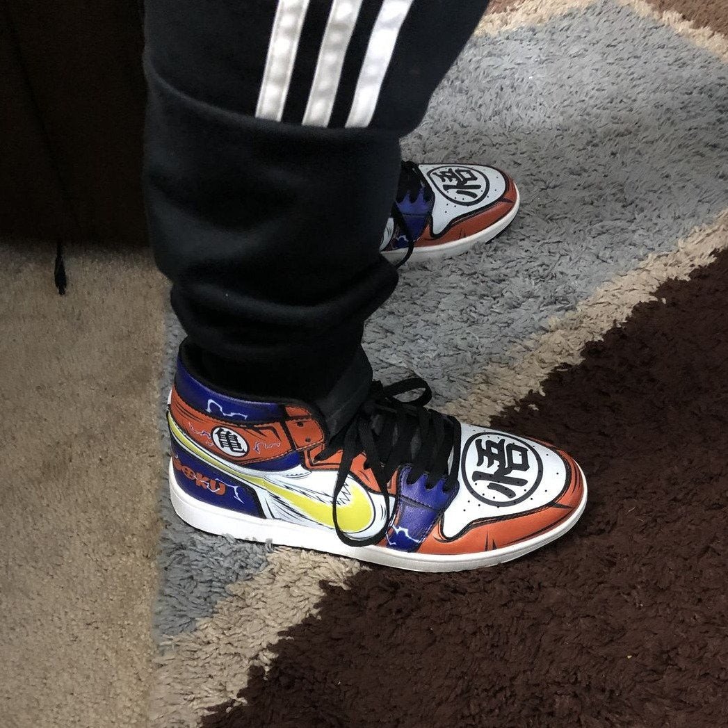 Goku Aj1 Sneakers Ki Blast Custom For Fans PR-952262 – Theen Style