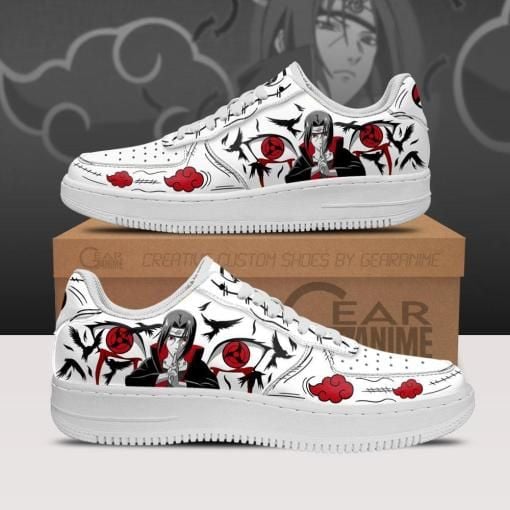 Itachi Sharingan Eyes Air Sneakers Custom Naruto Anime Shoes ...