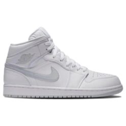 Air Jordan 1 Retro Mid 'White Platinum' 554724-108