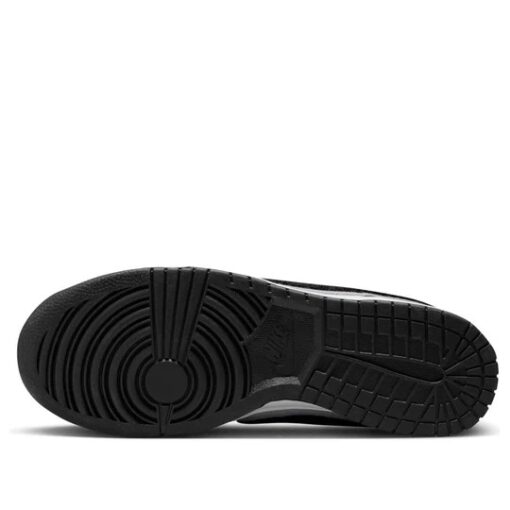 Nike Dunk Low 'Chenille Swoosh - Black Grey Fog' DQ7683-001