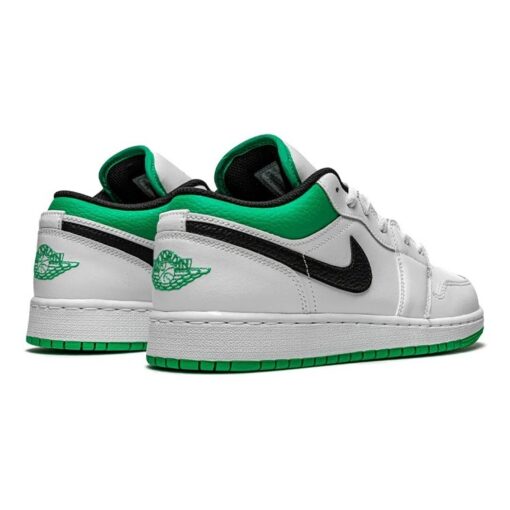 (GS) Air Jordan 1 Low 'White Lucky Green' 553560-129