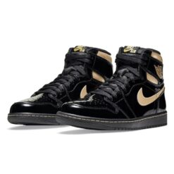 Air Jordan 1 Retro High OG 'Black Metallic Gold' 555088-032