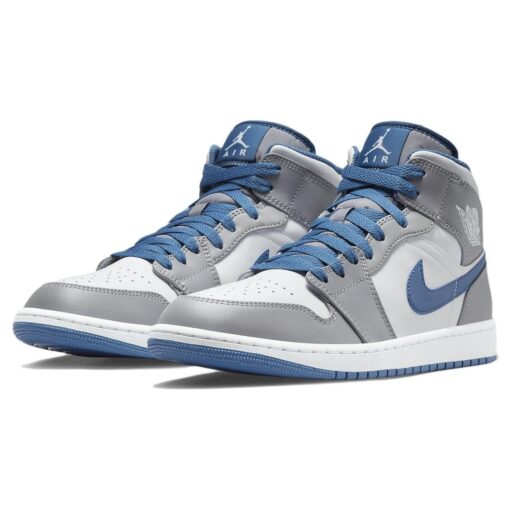 Air Jordan 1 Mid 'Cement Grey True Blue' DQ8426-014