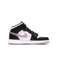 (GS) Air Jordan 1 Mid 'White Light Arctic Pink' 555112-103