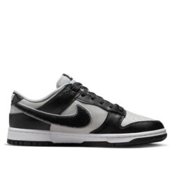Nike Dunk Low 'Chenille Swoosh - Black Grey Fog' DQ7683-001
