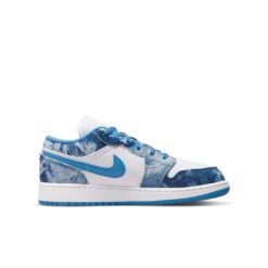 (GS) Air Jordan 1 Low 'Washed Denim' DM8947-100