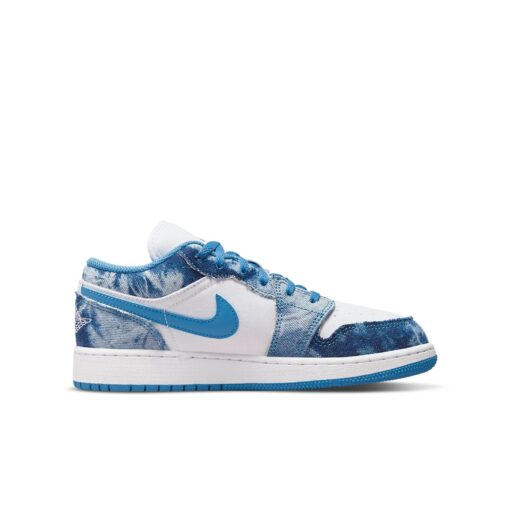 (GS) Air Jordan 1 Low 'Washed Denim' DM8947-100