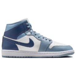 (WMNS) Air Jordan 1 Mid 'Two-Tone Blue' BQ6472-140