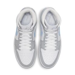 (WMNS) Air Jordan 1 Mid 'Wolf Grey Aluminum' BQ6472-105