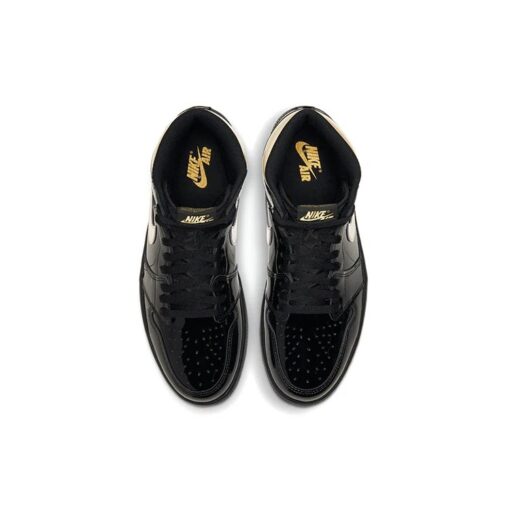 Air Jordan 1 Retro High OG 'Black Metallic Gold' 555088-032
