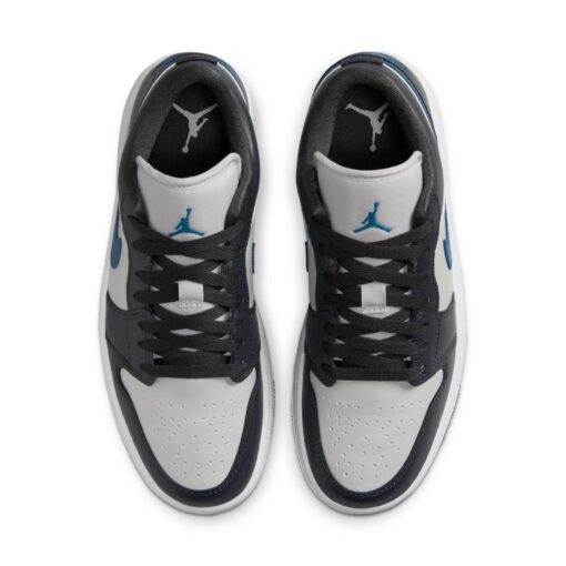 (WMNS) Air Jordan 1 Low 'Anthracite Industrial Blue' DC0774-040