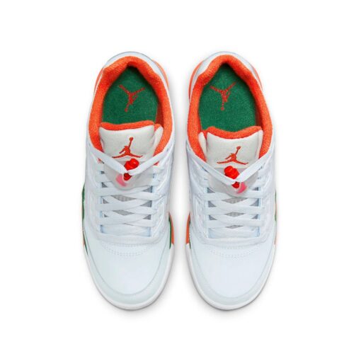 (GS) Air Jordan 5 Retro Low 'Miami Hurricanes' FQ1293-018