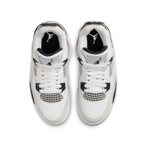 (GS) Air Jordan 4 Retro 'Military Black' 408452-111