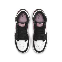 (GS) Air Jordan 1 Mid 'White Light Arctic Pink' 555112-103
