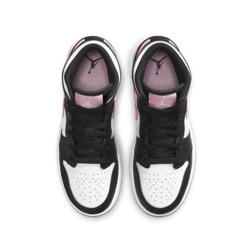 (GS) Air Jordan 1 Mid 'White Light Arctic Pink' 555112-103