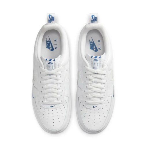 Nike Air Force 1 Low Cut Out 'Reflective Swoosh White Blue' FB8971-100