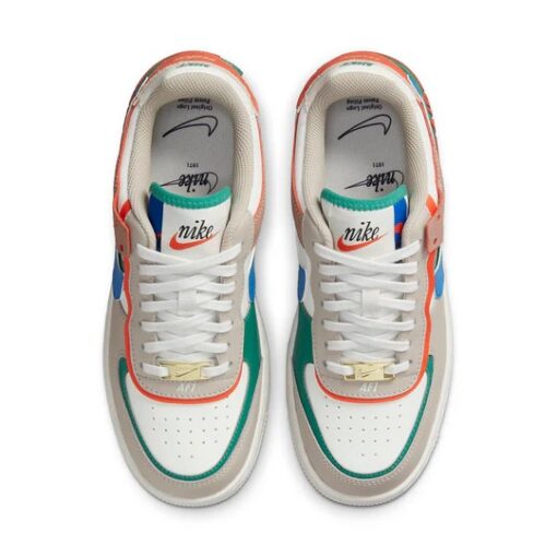 (WMNS) Nike Air Force 1 Shadow 'Sail Signal Blue Green' CI0919-109