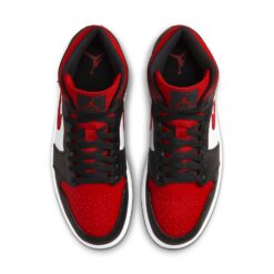 Air Jordan 1 Mid 'Bred Toe' 554724-079