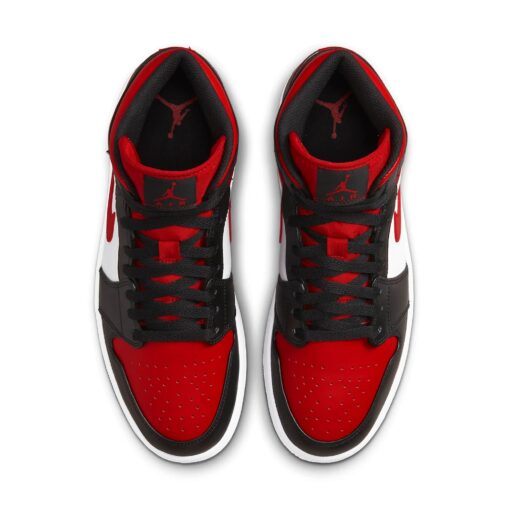 Air Jordan 1 Mid 'Bred Toe' 554724-079