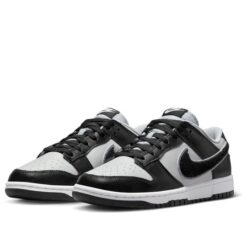 Nike Dunk Low 'Chenille Swoosh - Black Grey Fog' DQ7683-001