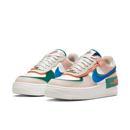 (WMNS) Nike Air Force 1 Shadow 'Sail Signal Blue Green' CI0919-109