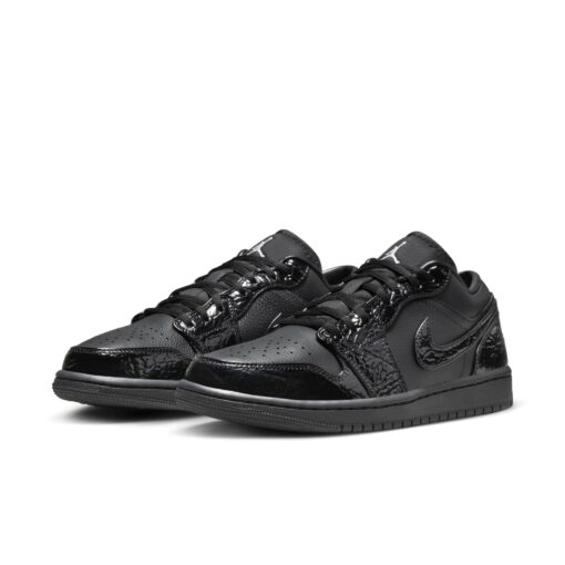 (WMNS) Air Jordan 1 Low SE 'Black Patent' HJ7743-010