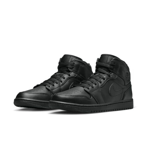 Air Jordan 1 Mid 'Triple Black' 2022 554724-093