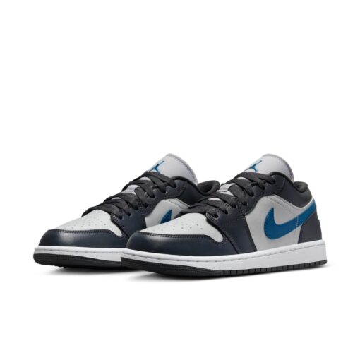 (WMNS) Air Jordan 1 Low 'Anthracite Industrial Blue' DC0774-040