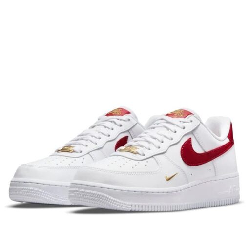 (WMNS) Nike Air Force 1 Essential Low 'White Gym Red' CZ0270-104