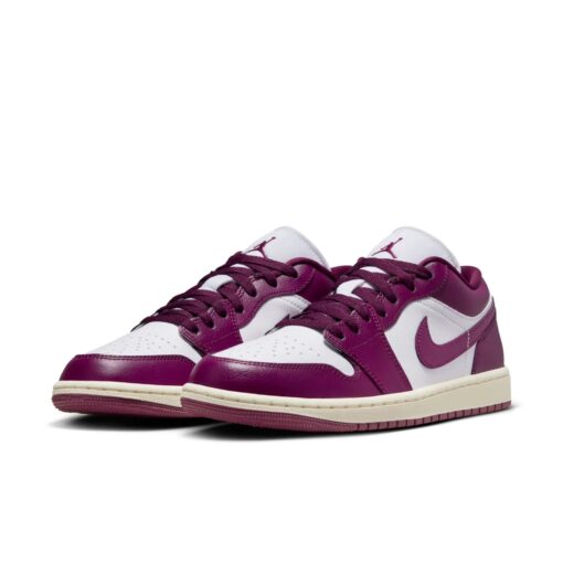 (WMNS) Air Jordan 1 Low 'White Fireberry' DC0774-161