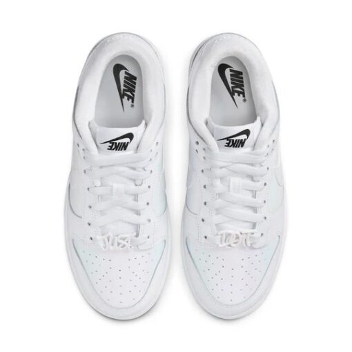(WMNS) Nike Dunk Low 'Just Do It - White Iridescent' FD8683-100