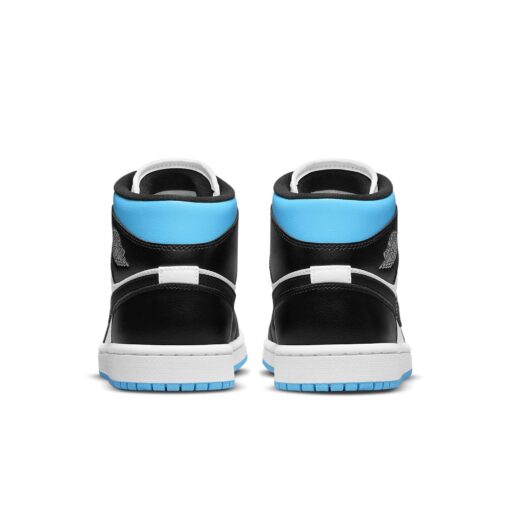 (WMNS) Air Jordan 1 Mid 'University Blue Black White' BQ6472-102