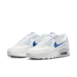 (WMNS) Nike Air Max 90 'White Metallic Blue' DX0115-100