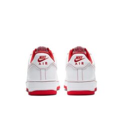 Nike Air Force 1 '07 'Contrast Stitch - White University Red' CV1724-100