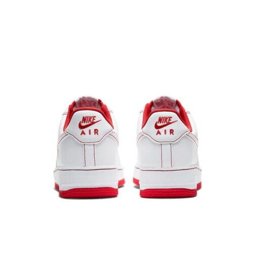 Nike Air Force 1 '07 'Contrast Stitch - White University Red' CV1724-100
