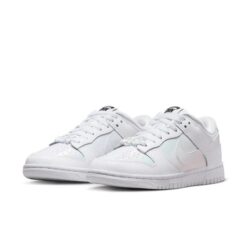 (WMNS) Nike Dunk Low 'Just Do It - White Iridescent' FD8683-100