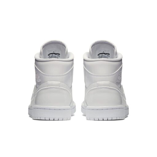(WMNS) Air Jordan 1 Mid Patent 'Triple White' BQ6472-111
