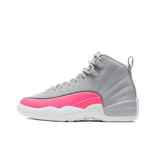 Air Jordan 12 Retro Wolf Grey Racer Pink (GS) - 510815-060