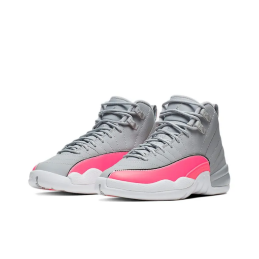 Air Jordan 12 Retro Wolf Grey Racer Pink (GS) - 510815-060