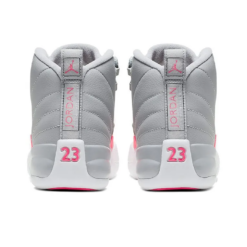 Air Jordan 12 Retro Wolf Grey Racer Pink (GS) - 510815-060