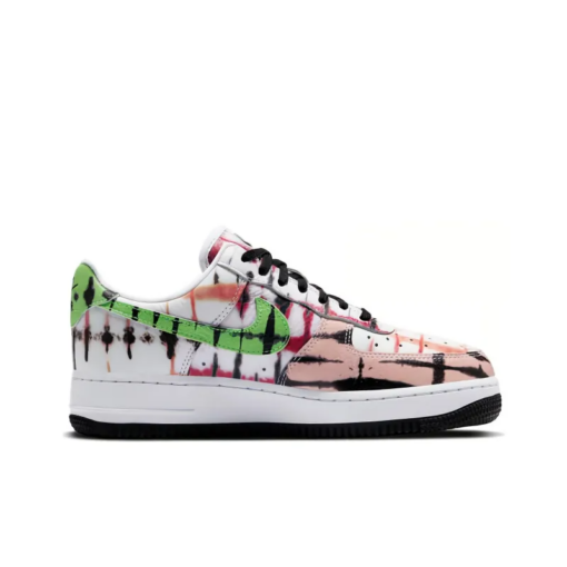 Air Force 1 Low Black Tie-Dye Sneakers - CW1267-101