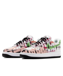 Air Force 1 Low Black Tie-Dye Sneakers - CW1267-101