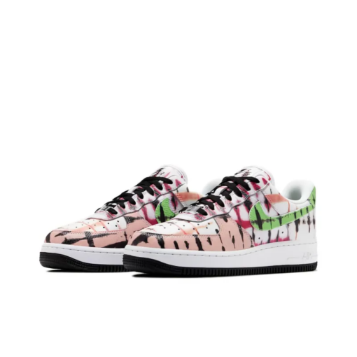 Air Force 1 Low Black Tie-Dye Sneakers - CW1267-101