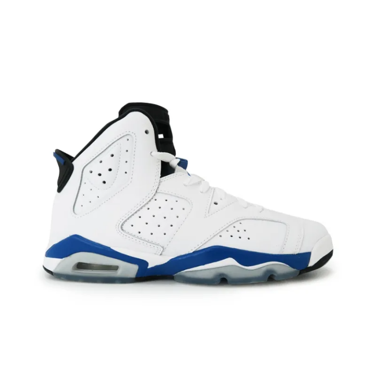 Air Jordan 6 Retro Sport Blue GS - 384665-107