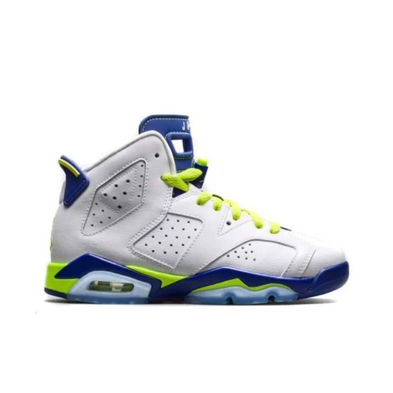 Air Jordan 6 Retro Fierce Green GS - 543390-108