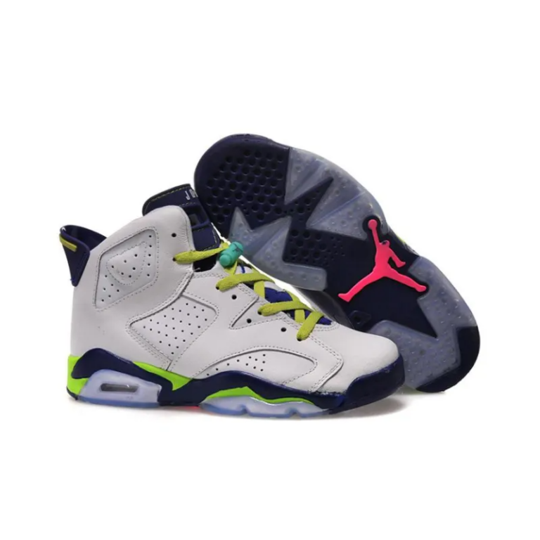 Air Jordan 6 Retro Fierce Green GS - 543390-108