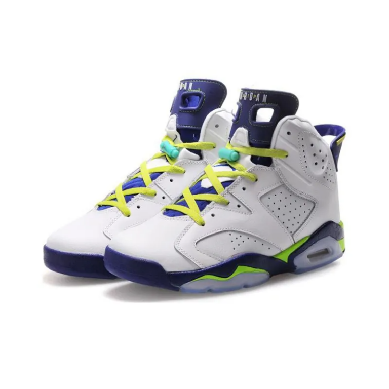 Air Jordan 6 Retro Fierce Green GS - 543390-108