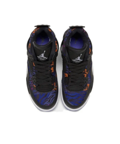 Air Jordan 4 Retro Black Rush Violet GS - BQ9043-005