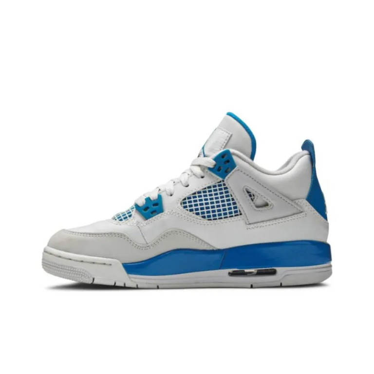 Air Jordan 4 Retro Military Blue 2012 GS - 408452-105