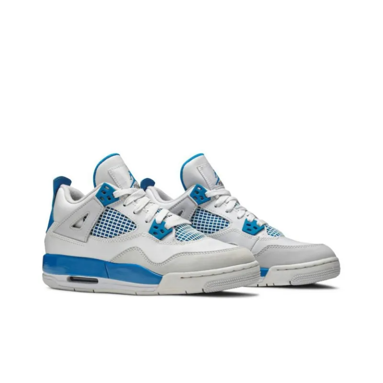 Air Jordan 4 Retro Military Blue 2012 GS - 408452-105